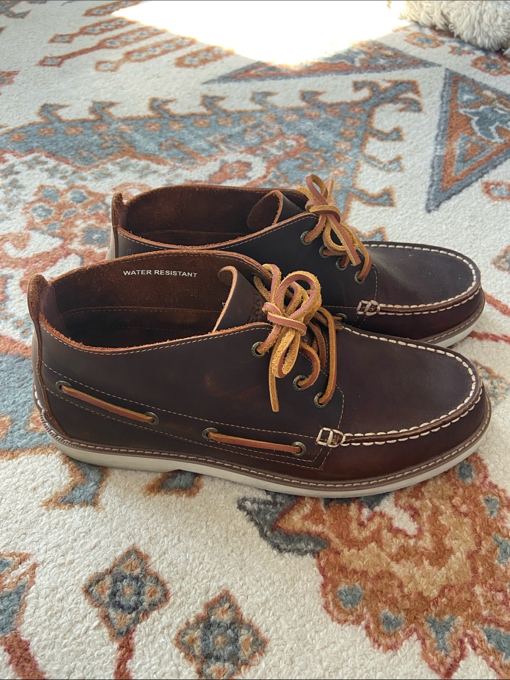 Sperry Authentic Original Chukka Boot with Tan Laces